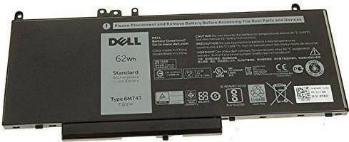 Dell - Laptop-Batterie - Lithium-Ionen - 4 Zellen - 62 Wh - für Latitude E5470, E5570 (6MT4T)