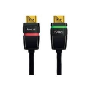Purelink Ultimate ULS1005 - HDMI-Kabel mit Ethernet - HDMI männlich zu HDMI männlich - 7.5 m - Dreifachisolierung - Schwarz - halogenfrei, robust