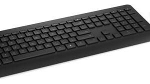 Microsoft Wireless Desktop 900. Geräteschnittstelle: USB, Tastaturaufbau: QWERTY, Tastaturlayout: Englisch. Produktfarbe: Schwarz. kabellose Reichweite: 10 m. Kabelloser Receiver-Anschluss: USB. Energiequelle: Batterie/Akku, Batterietechnologie: Alkali, Lebensdauer der Batterie: 24 Monat( e) (2446267)