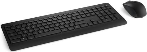 Microsoft Wireless Desktop 900. Geräteschnittstelle: USB, Tastaturaufbau: QWERTY, Tastaturlayout: Englisch. Produktfarbe: Schwarz. kabellose Reichweite: 10 m. Kabelloser Receiver-Anschluss: USB. Energiequelle: Batterie/Akku, Batterietechnologie: Alkali, Lebensdauer der Batterie: 24 Monat( e) (2446267)