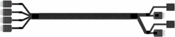Intel OCuLink Cable Kit AXXCBL625CVCX - Internes SAS-Kabel - 4i MiniLink SAS (SFF-8611) (M) gerade bis 4i MiniLink SAS (SFF-8611) (M) - 62.5 cm