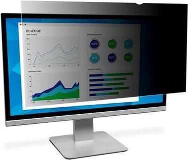 3M Blickschutzfilter für 21.5" Breitbild-Monitor - Blickschutzfilter für Bildschirme - 54,7 cm Breitbild (21.5" Breitbild) - Schwarz