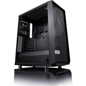 Fractal Design Meshify C - Dark TG - Midi Tower - ATX - ohne Netzteil (ATX) - Schwarz - USB/Audio