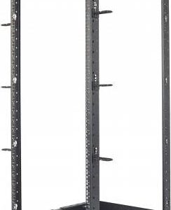 Intellinet - Schrank - offener Rahmen - 4 Pfosten - Schwarz, RAL 9005 - 48U - 48.3 cm (19")
