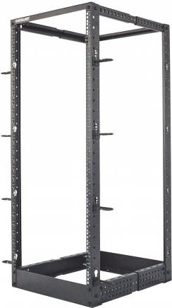 Intellinet - Schrank - offener Rahmen - 4 Pfosten - Schwarz, RAL 9005 - 48U - 48.3 cm (19")