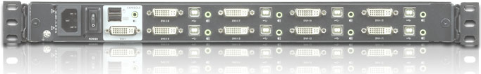 Aten CL6708MW 1U Schwarz Tastatur/Video/Maus (KVM)-Switch (CL6708MW-ATA-2XK06SG)