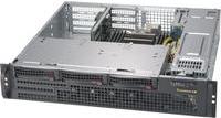 Super Micro Supermicro SC825M BTQC-R802WB - Rack - einbaufähig - 2U - verbessertes, erweitertes ATX - SATA/SAS - Hot-Swap 800 Watt - Schwarz (CSE-825MBTQC-R802WB)