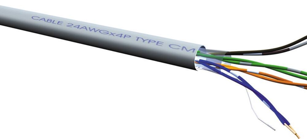 Roline - Bulkkabel - 300 m - UTP - CAT 6a - robust - Grau