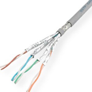 VALUE - Bulkkabel - 300 m - SFTP, PiMF - CAT 6e - robust - Grau
