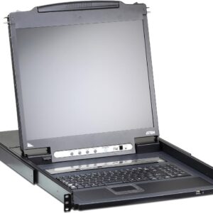 ATEN Slideaway CL5708IM - KVM-Konsole mit KVM-Switch - 8 Anschlüsse - PS/2, USB - 43,2 cm (17") - Rack - einbaufähig - 1280 x 1024 - 250 cd/m² - 1000:1 - 5 ms - 1U (CL5708iM D)