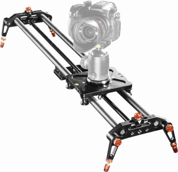 Walimex pro Carbon Follow Focus Parallax Slider 12 schwarz/orange 21640 (1021640)