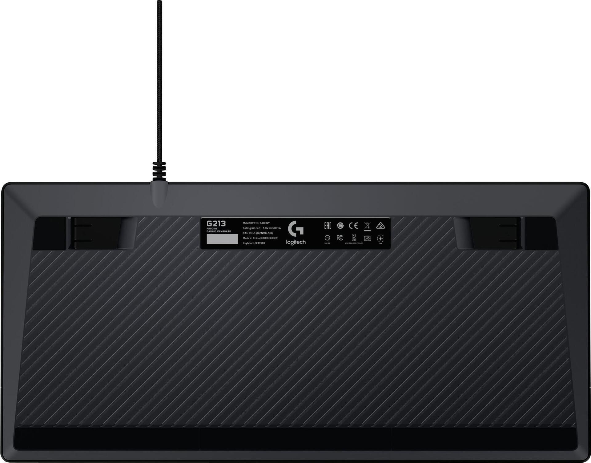 Logitech Prodigy G213 - Tastatur - hintergrundbeleuchtet - USB - Nordisch