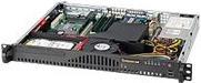 Super Micro Supermicro SC512 203B - Rack-Montage 1U - ATX 200 Watt - Schwarz - USB (CSE-512-203B)