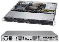 Super Micro Supermicro SC813M F2TQC-505CB - Rack - einbaufähig - 1U - ATX - SATA/SAS - Hot-Swap 500 Watt - Schwarz (CSE-813MF2TQC-505CB)