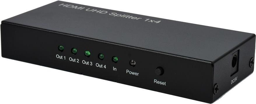 ROLINE 14.01.3586 - HDMI - 3840 x 2160 - 3840 x 2160 Pixel - 2160p - Schwarz - 123 x 51 x 20 mm (14.01.3586)