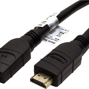 VALUE - HDMI mit Ethernetkabel - HDMI (M) bis HDMI (M) - 25 m - abgeschirmt - Schwarz - 4K Unterstützung
