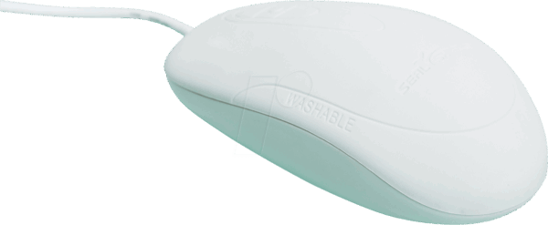 SSWM3 opt Maus weiss USB optische 2 Tasten mit Scrollfunktion IP68 wasserdicht - Maus - Optisch (KH19227)