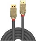 Lindy Gold Line - DisplayPort-Kabel - DisplayPort (M) bis DisplayPort (M) - DisplayPort 1,2 - 15,0m - 4K Unterstützung - Grau (36297)