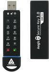 Apricorn Aegis Secure Key 3.0 - USB-Flash-Laufwerk - verschlüsselt - 120 GB - USB 3.0