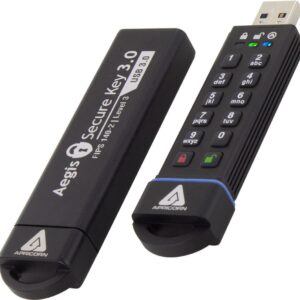 Apricorn Aegis Secure Key 3.0 - USB-Flash-Laufwerk - verschlüsselt - 480 GB - USB 3.0 - FIPS 140-2 Level 3
