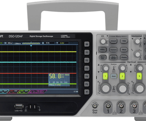 VOLTCRAFT Digital-Oszilloskop DSO-1204F 200 MHz 4-Kanal 1 GSa/s 64 kpts 8 Bit Digital-Speicher (DSO), Funktionsgenerato (DSO-1204F)