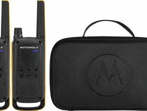 Motorola Talkabout T82 Extreme - Twin Pack - tragbar - Zwei-Wege Funkgerät - PMR - 446 MHz - 16 Kanäle - Schwarz, Gelb (Packung mit 2) (188069)
