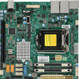 Super Micro SUPERMICRO X11SSV-LVDS - Motherboard - Mini-ITX - LGA1151 Socket - Q170 Chipsatz - USB3.0 - 2 x Gigabit LAN - Onboard-Grafik (CPU erforderlich) - HD Audio (MBD-X11SSV-LVDS-B)