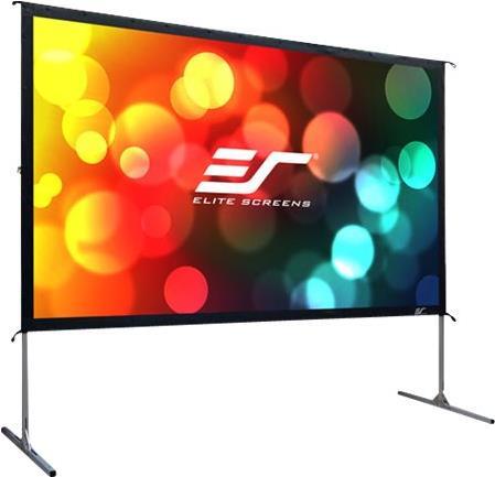 Elite Screens Yard Master 2 Series OMS100H2 - Projektionsschirm mit Beinen - 254 cm (100" ) - 16:9 - CineWhite - Silber (OMS100H2)