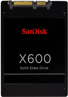 SanDisk X600 - SSD - verschlüsselt - 2TB - intern - 2.5" (6,4 cm) - SATA 6Gb/s - Self-Encrypting Drive (SED) (SD9TB8W-2T00-1122)