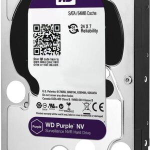 Western Digital Purple NV 8000GB Serial ATA III Interne Festplatte (WD80PURX)