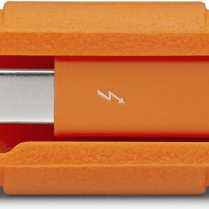 LaCie Rugged Secure STFR2000403 - Festplatte - verschlüsselt - 2 TB - extern (tragbar) - USB 3.1 Gen 1 / Thunderbolt 3 (USB-C Steckverbinder) - 256-Bit-AES - mit 2-jähriger Wartungsvertrag für Datenwiederherstellung
