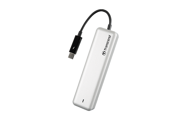 Transcend JetDrive 825 - SSD - 480GB - extern (tragbar) - Thunderbolt (TS480GJDM825)