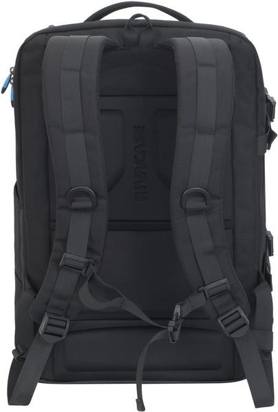 Riva Case Borneo Series 7860 - Notebook-Rucksack - 43,9 cm (17.3") - Schwarz, Icy Blue (7860 BLACK)