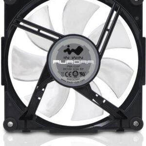 In Win AURORA Computergehäuse Kühler 12 cm Schwarz - Weiß 1 Stück(e) (Aurora Black/White)