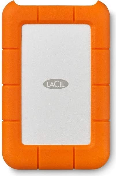 LaCie Rugged USB-C STFR5000800 - Festplatte - 5 TB - extern (tragbar) - USB 3.1 Gen 1 (USB-C Steckverbinder) - mit 2-jähriger Wartungsvertrag für Datenwiederherstellung