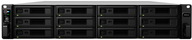 Synology RackStation RS3618XS - NAS-Server - 12 Schächte - Rack - einbaufähig - SATA 6Gb/s - RAID 0, 1, 5, 6, 10, JBOD, RAID F1 - RAM 8 GB - Gigabit Ethernet - iSCSI - 2U