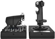 Logitech X56 H.O.T.A.S. - Joystick und Gasregler - kabelgebunden - für PC