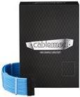 CableMod PRO Series ModMesh C-Series - Stromkabelkit - geformt - Hellblau (CM-PCSI-FKIT-NKLB-R)