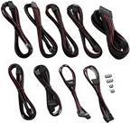 CableMod PRO Series ModMesh C-Series AXi, HXi & RM Cable Kit - Stromkabelkit - geformt - Schwarz, Blood Red (CM-PCSI-FKIT-NKKBR-R)