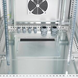 Digitus 42HE Netzwerkschrank 800x800mm 42HE Netzwerkschrank, Indoor IP55, 2100x800x800 mm, Hartglastür, inkl. Sockel, Grau (RAL 7035) (DN-19 42U-I-8/8-1)