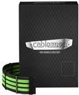 CableMod PRO Series ModMesh C-Series AXi, HXi & RM Cable Kit - Stromkabelkit - geformt - Schwarz, Hellgrün (CM-PCSI-FKIT-NKKLG-R)