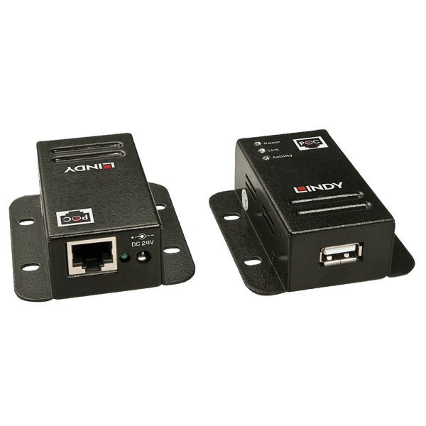 LINDY USB 2.0 Cat.5 Extender With Power Over - USB-Erweiterung - USB 2.0 - bis zu 50 m