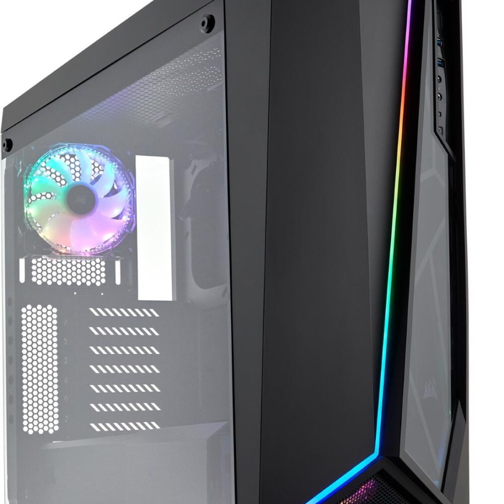 CORSAIR Carbide Series SPEC-OMEGA - Midi Tower - ATX - ohne Netzteil (ATX) - Schwarz - USB/Audio