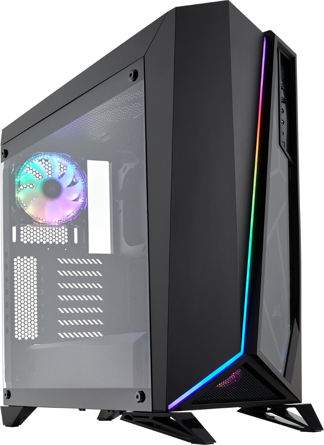 CORSAIR Carbide Series SPEC-OMEGA - Midi Tower - ATX - ohne Netzteil (ATX) - Schwarz - USB/Audio