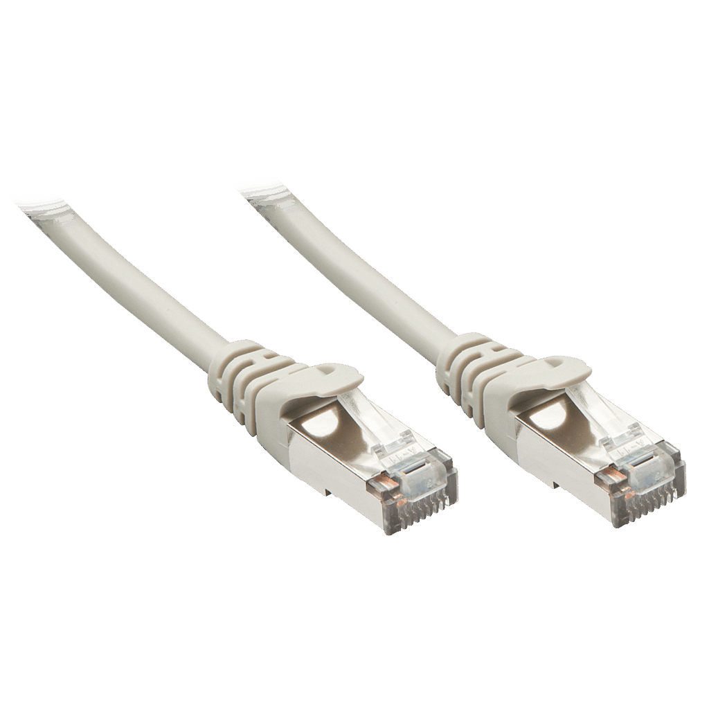 Lindy - Patch-Kabel - RJ-45 (M) bis RJ-45 (M) - 5,0m - Foiled Unshielded Twisted Pair (F/UTP) - CAT 5e - ohne Haken - Grau (Packung mit 50) (48339)