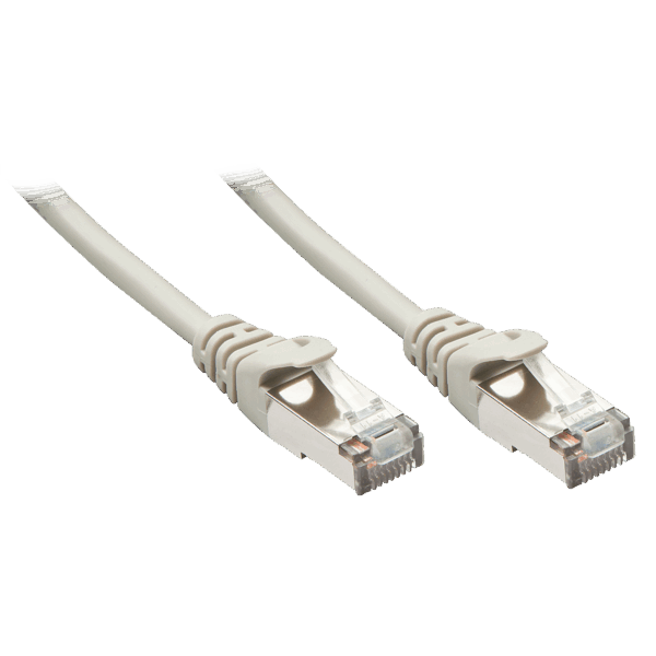 Lindy - Patch-Kabel - RJ-45 (M) bis RJ-45 (M) - 5,0m - Foiled Unshielded Twisted Pair (F/UTP) - CAT 5e - ohne Haken - Grau (Packung mit 50) (48339)
