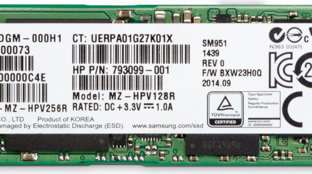 HP Z Turbo Drive - SSD - 2TB - intern - M.2 - für Workstation Z8 G4 (3KP41AA)