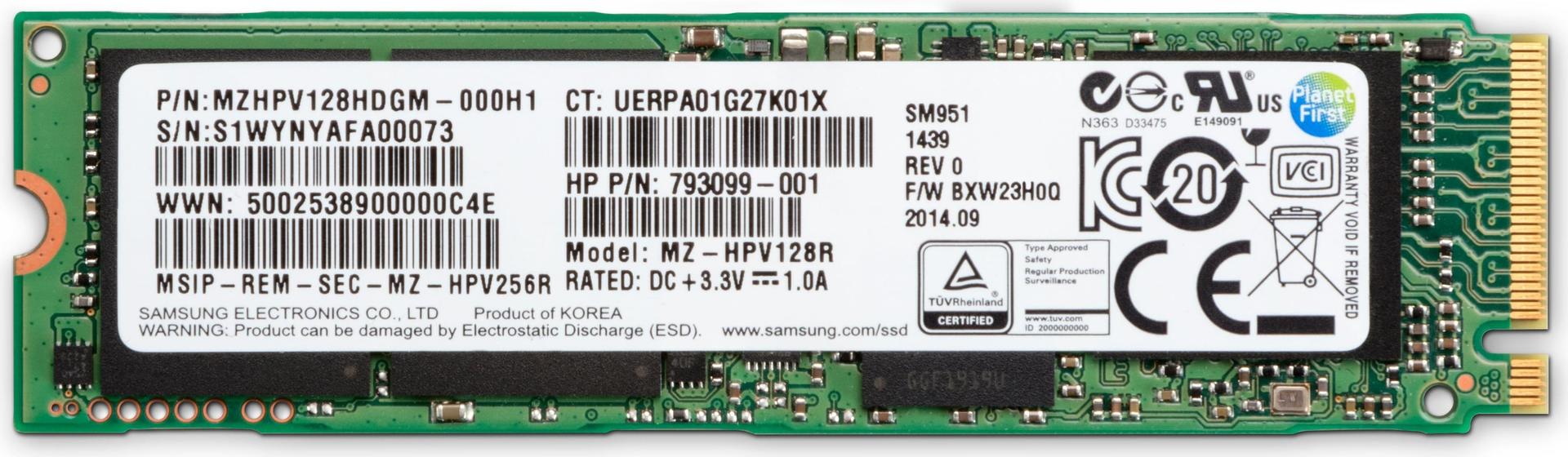 HP Z Turbo Drive - SSD - 2TB - intern - M.2 - für Workstation Z8 G4 (3KP41AA)