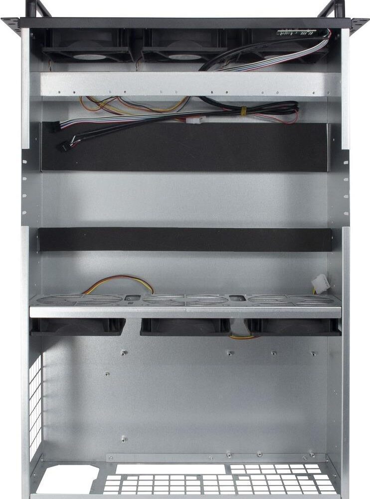 Inter-Tech 4W2 Mining Rack - Rack-Montage - 4U - ATX - keine Spannungsversorgung (ATX) - USB (88887236)