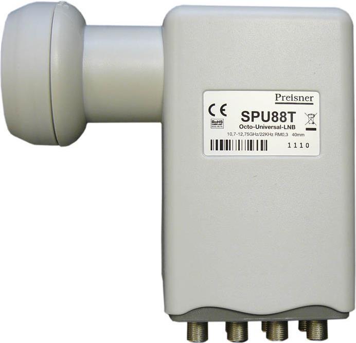 Preisner SPU88T 10.7 - 11.7GHz Anthrazit Rauscharmer Signalumsetzer (SPU88T)